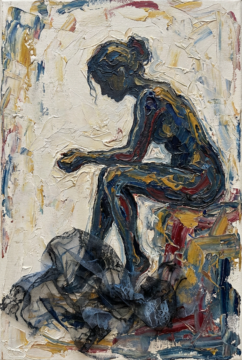 Abstract Figure in Motion