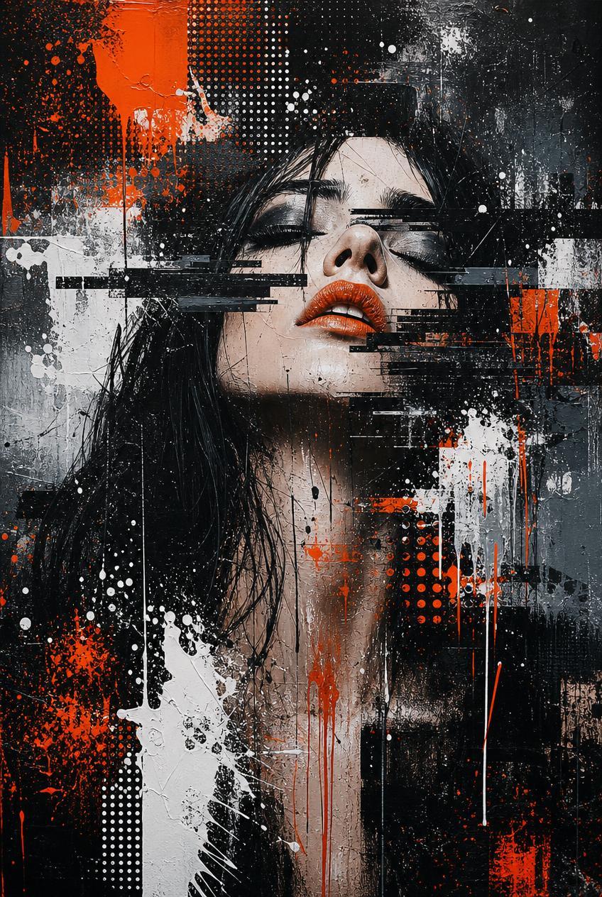 Glitch Art Portrait