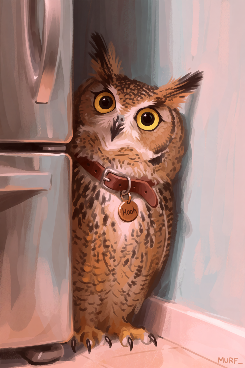 Owl on a Shelf