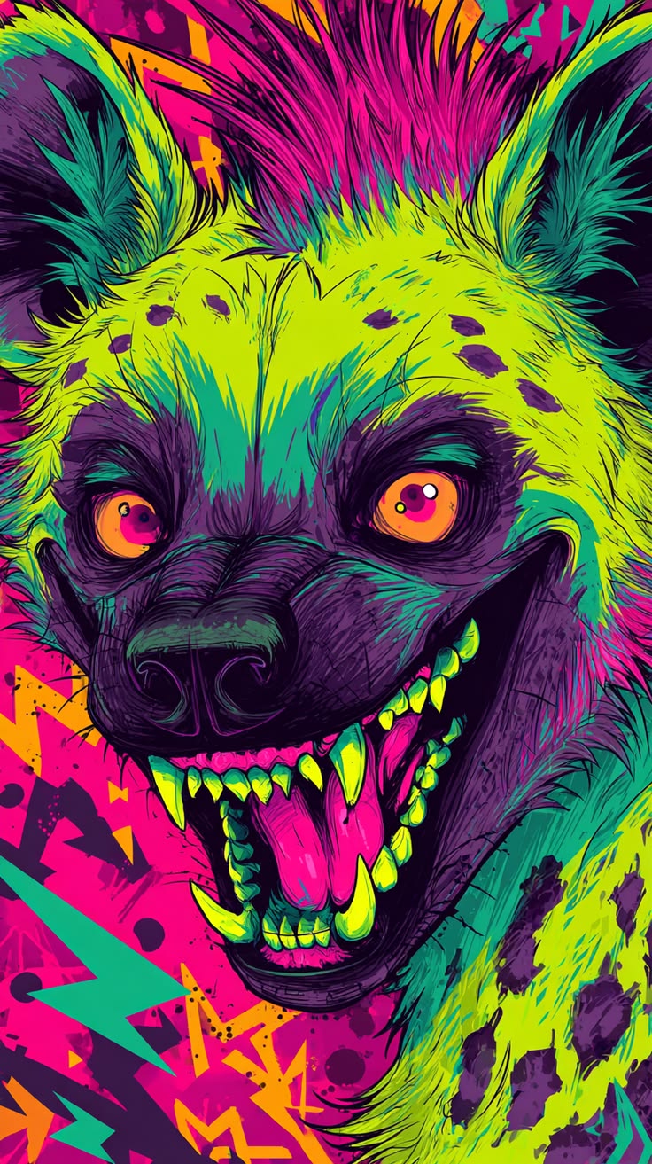 Psychedelic Hyena