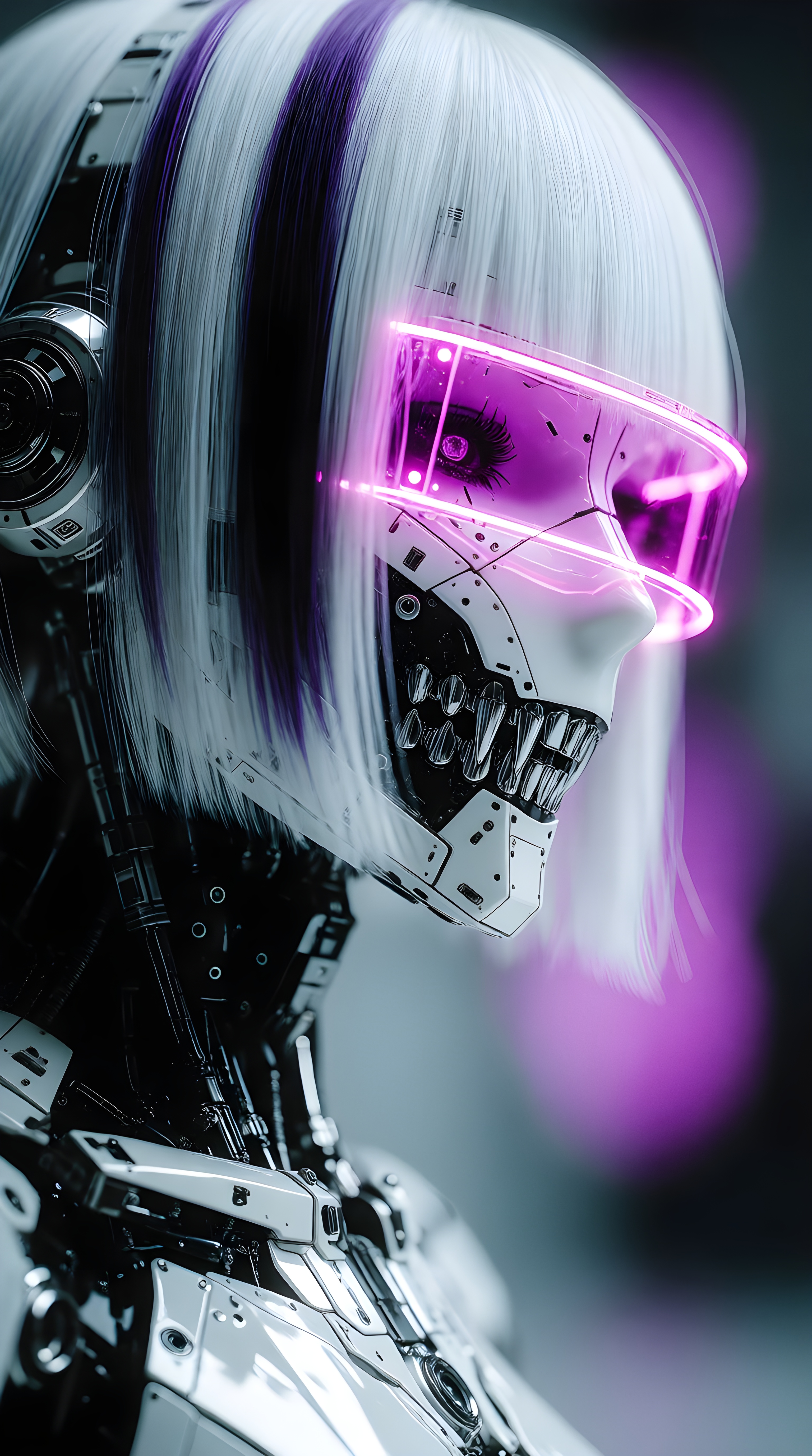 Cyberpunk Neon Warrior