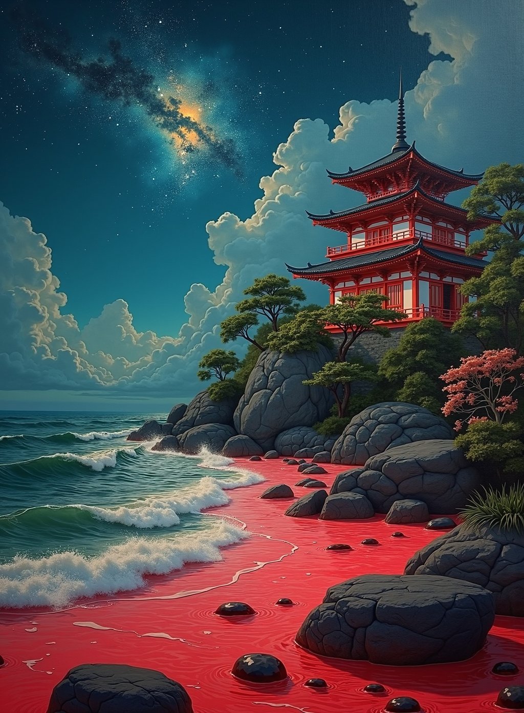 Red Pagoda Dreamscape