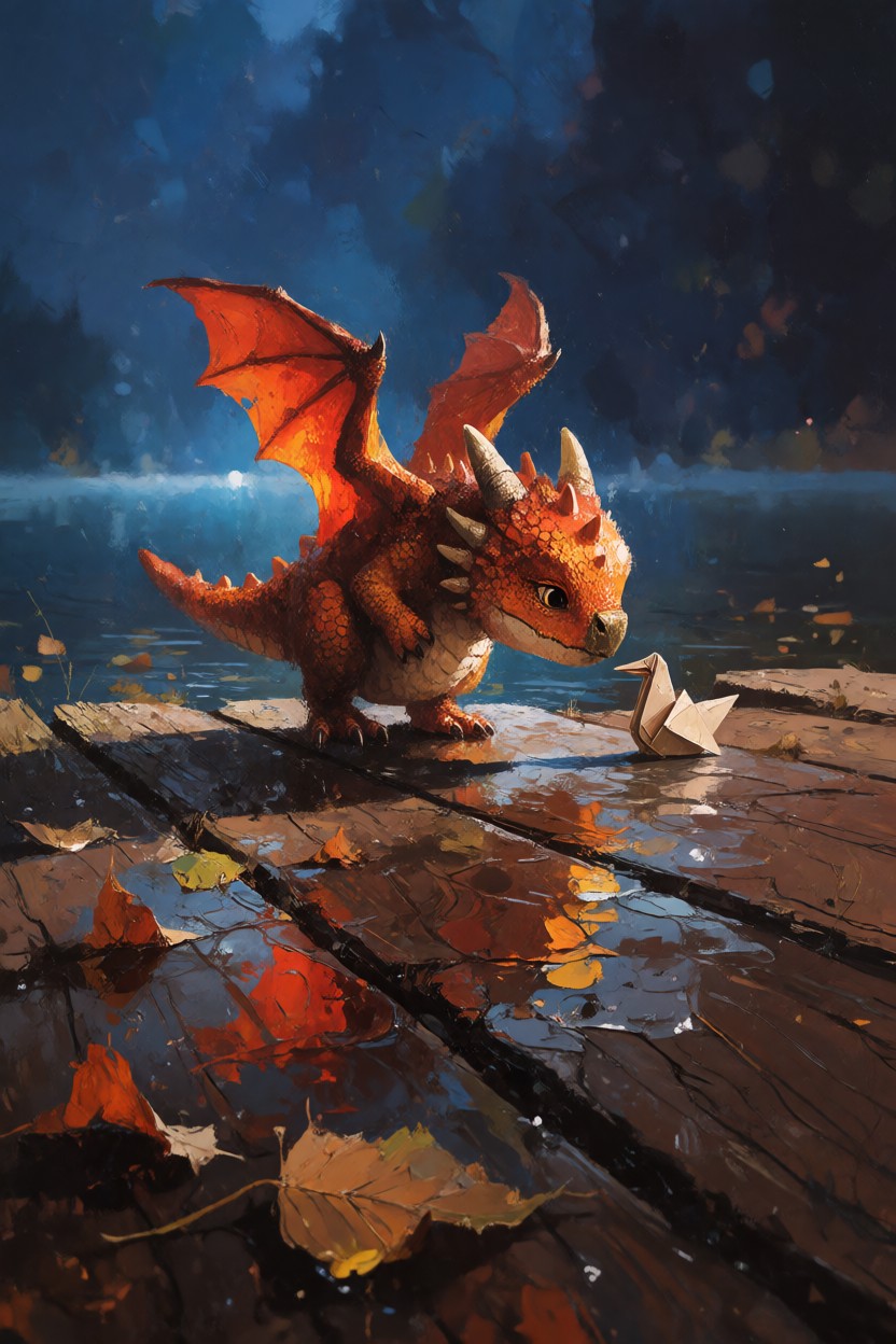 Dragon's Paper Boat