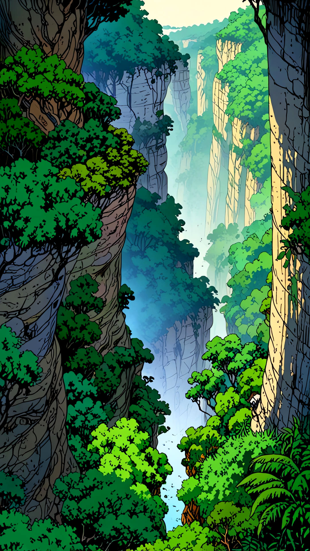 Jungle Cliffside