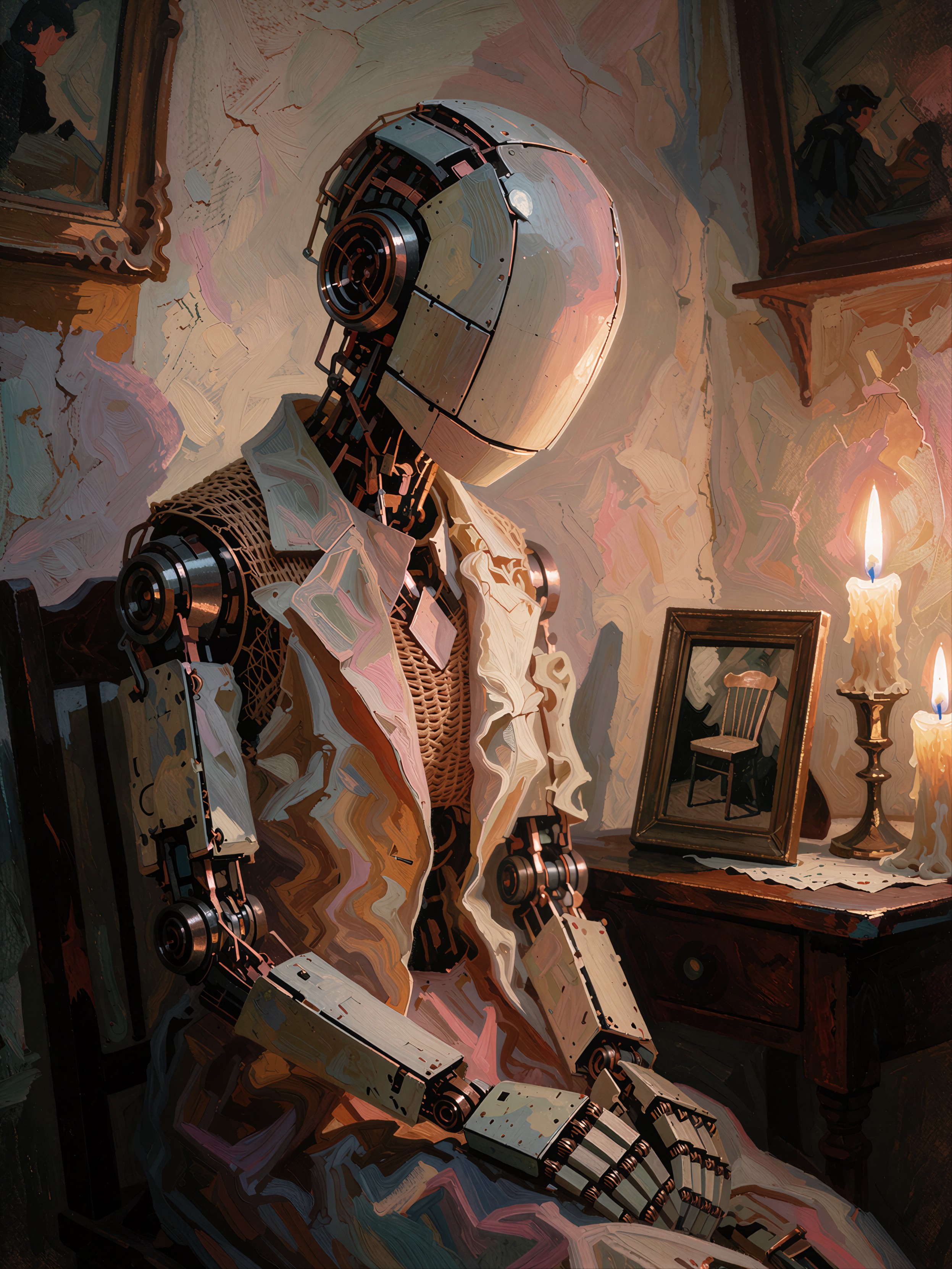 Robot in Victorian Attire