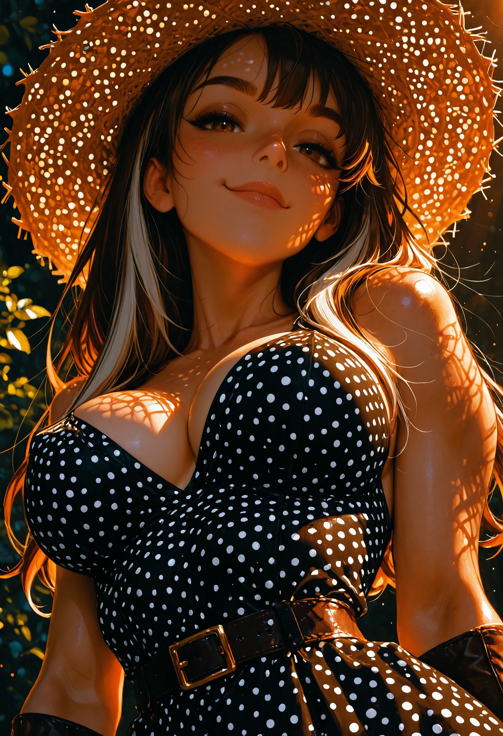 Sunlit Polka Dot