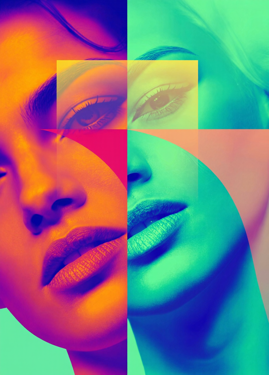 Colorful Abstract Portrait