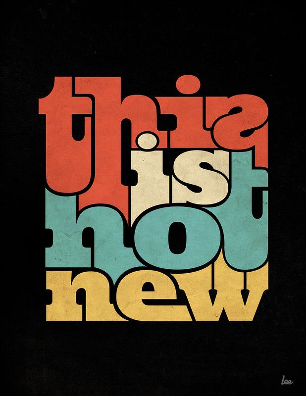 Abstract Typographic Art