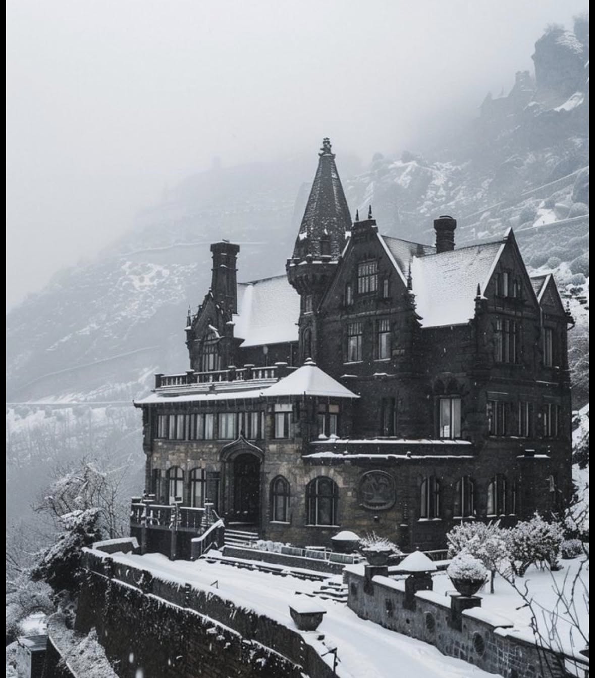 Winter Gothic Mansion