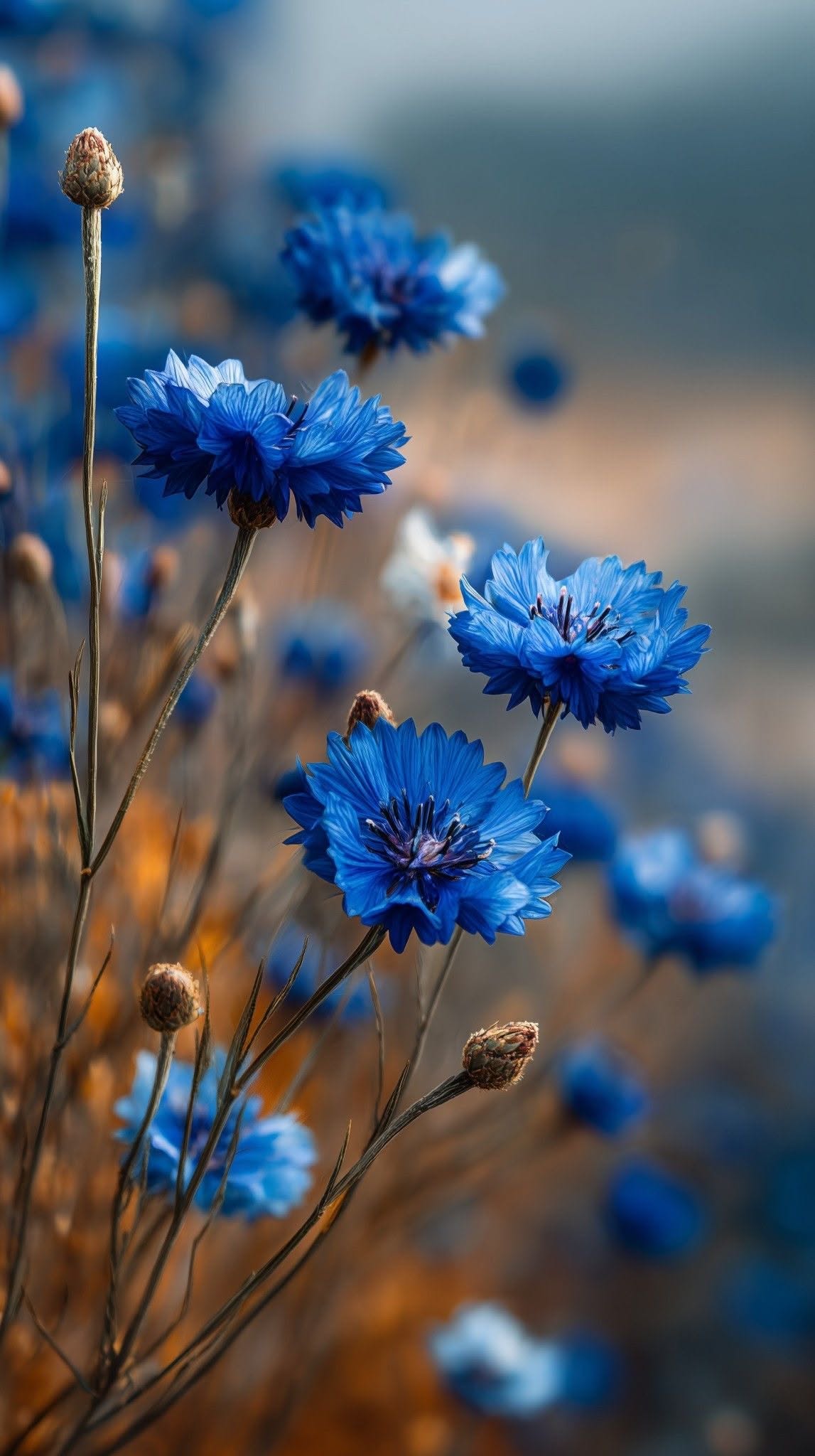 Blue Cornflowers