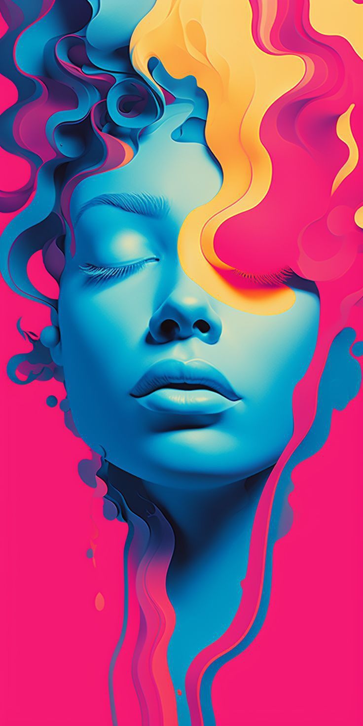 Colorful Abstract Portrait
