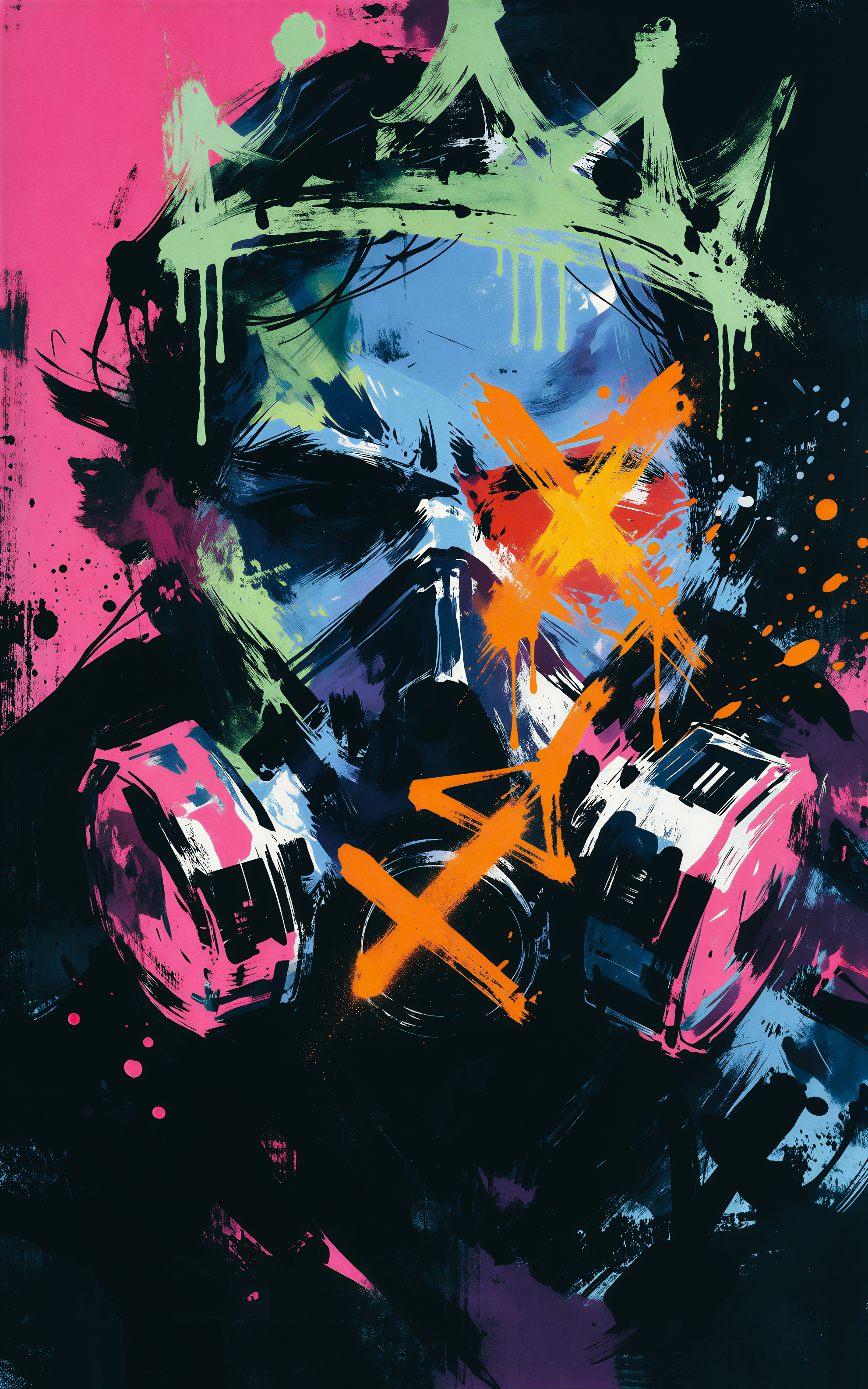 Abstract Urban Graffiti