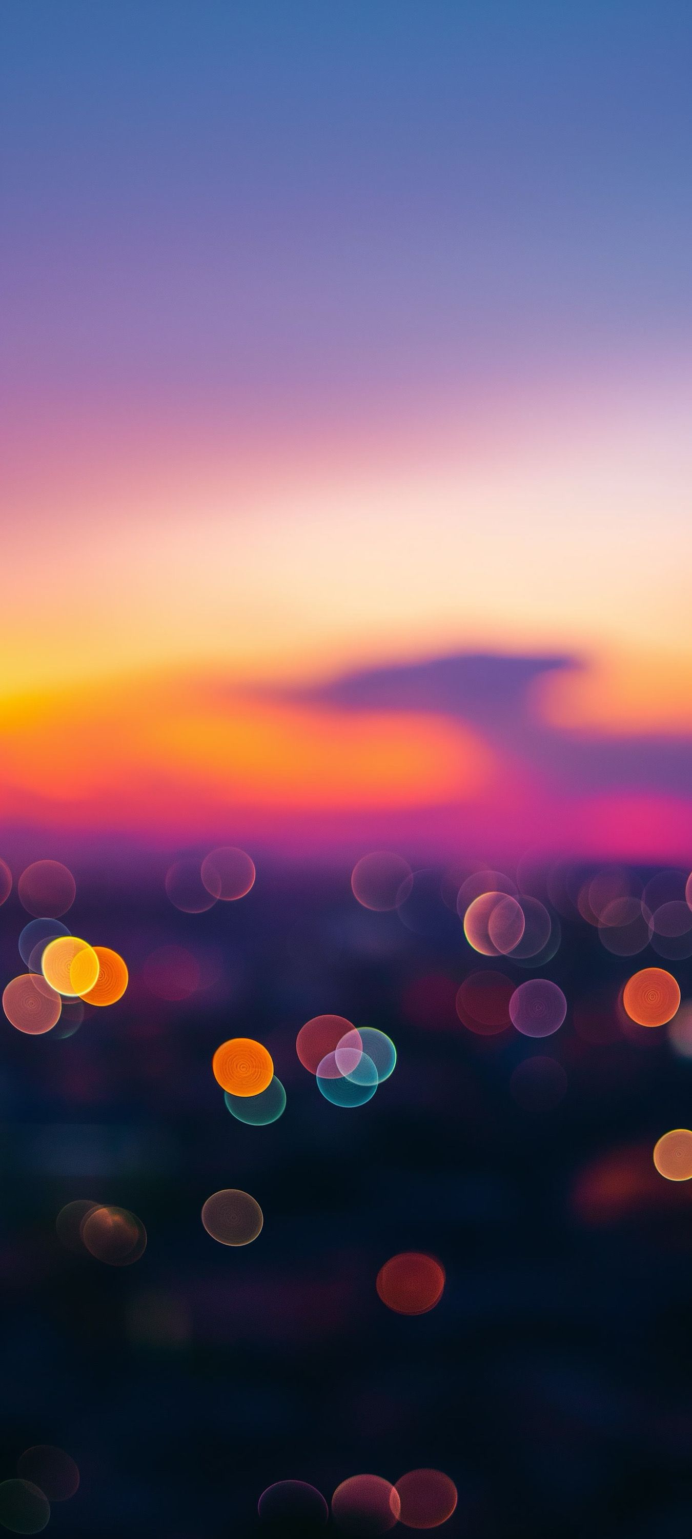 Urban Sunset Bokeh