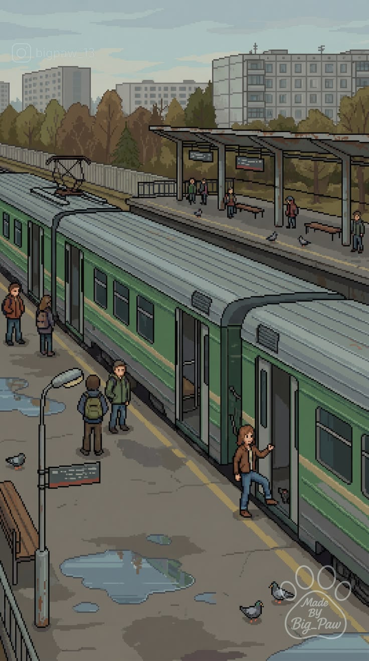 Train Station Scene