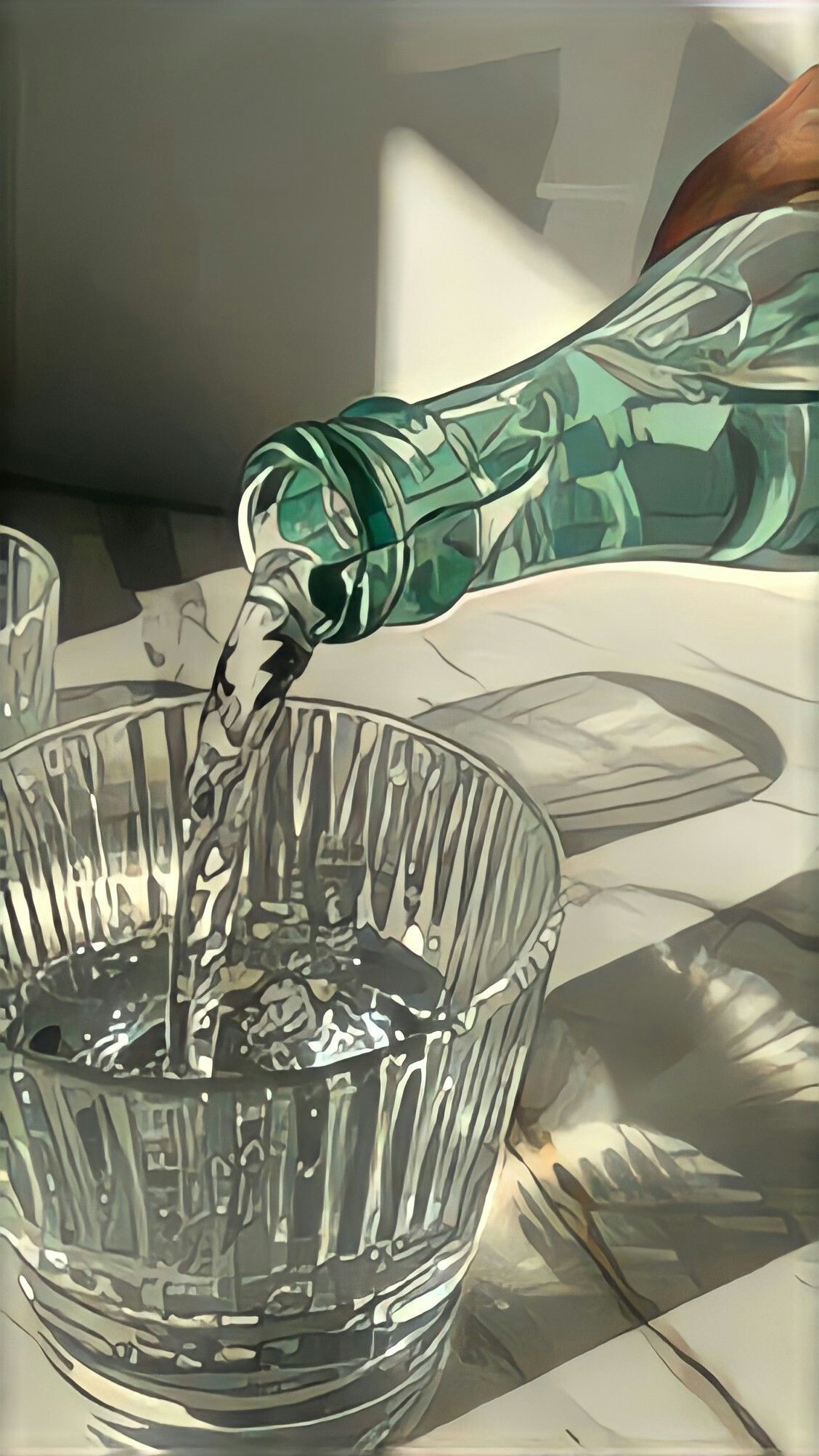 Glass Pour