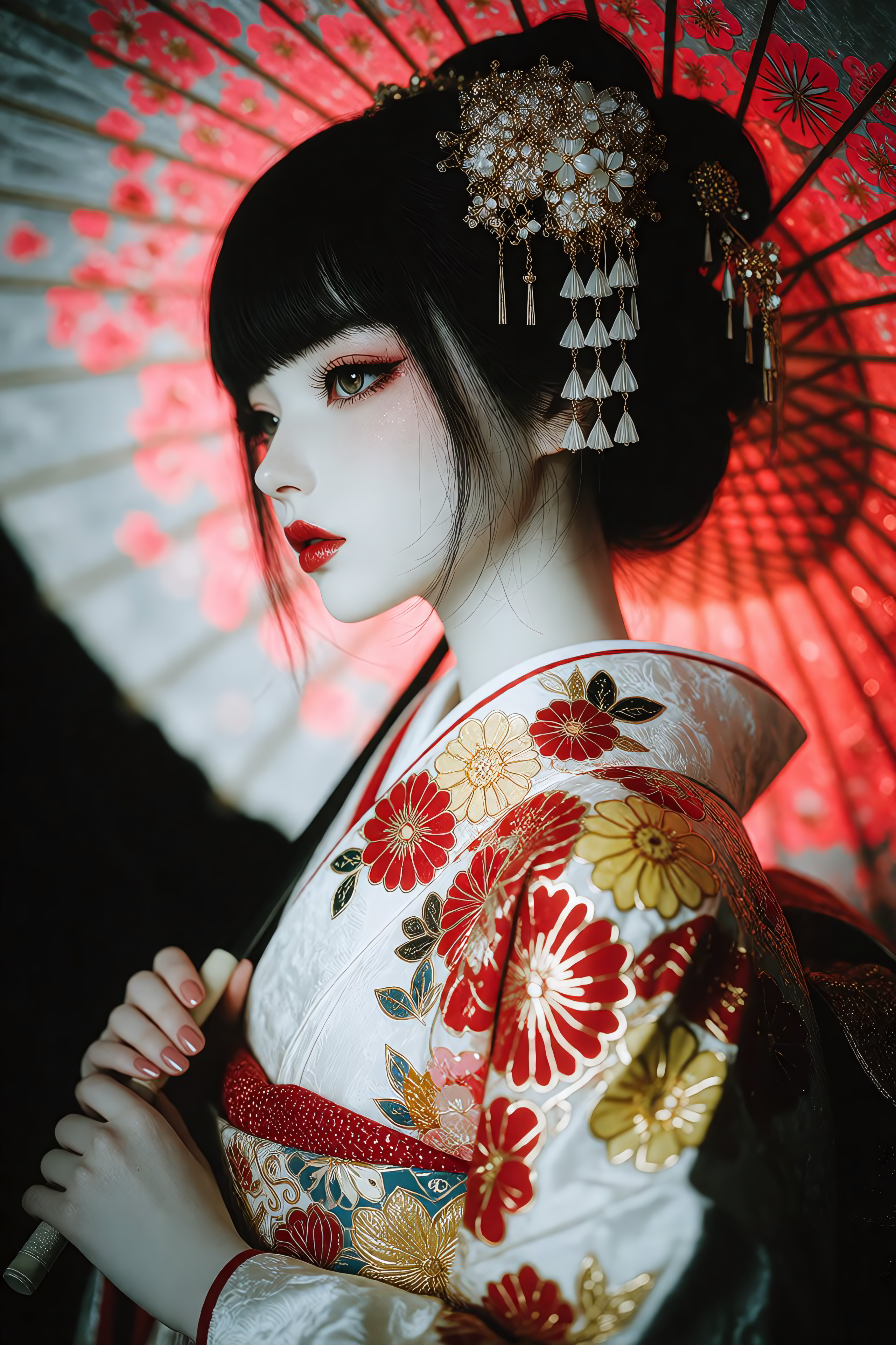 Geisha in Kimono