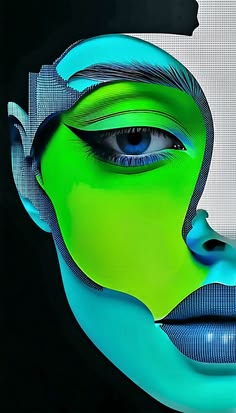 Neon Cyberwoman