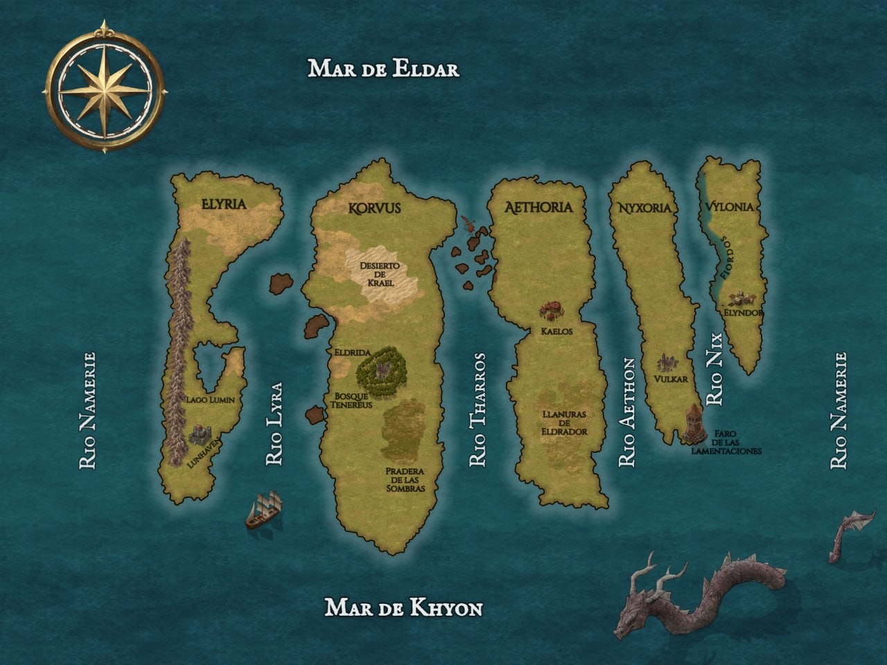 mapa basico de aulonia