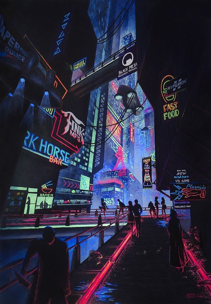 Cyberpunk Neon Megacity