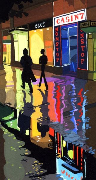 Neon Reflections