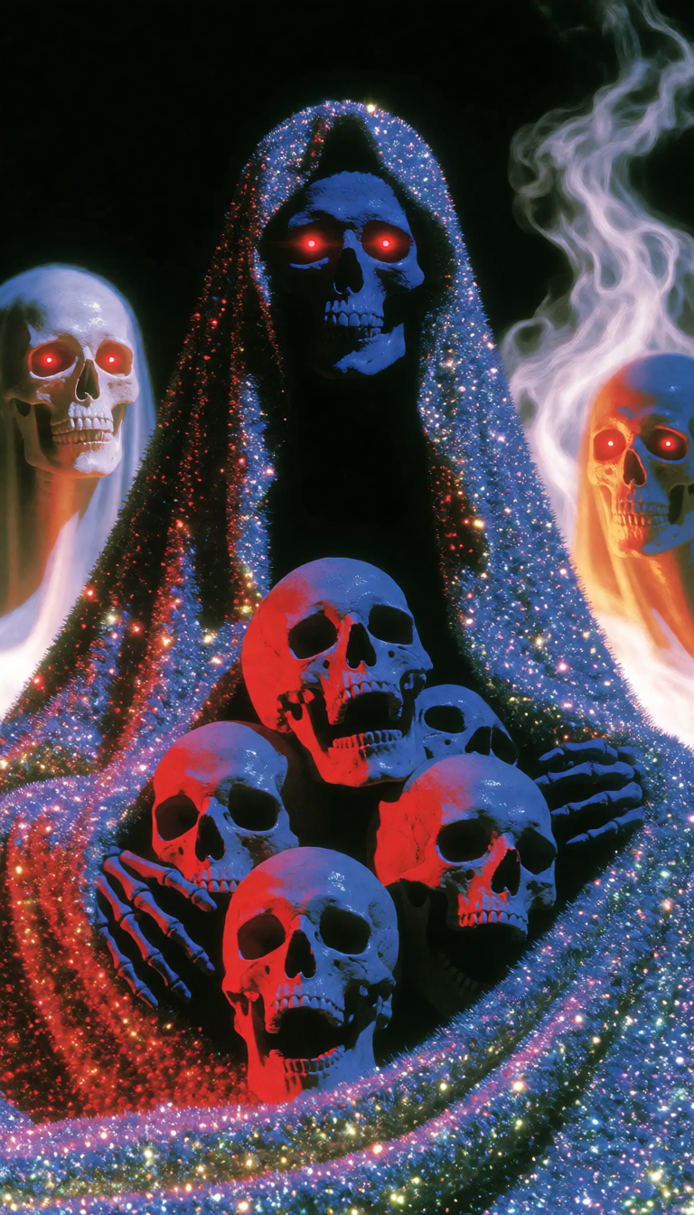 Glowing Skulls
