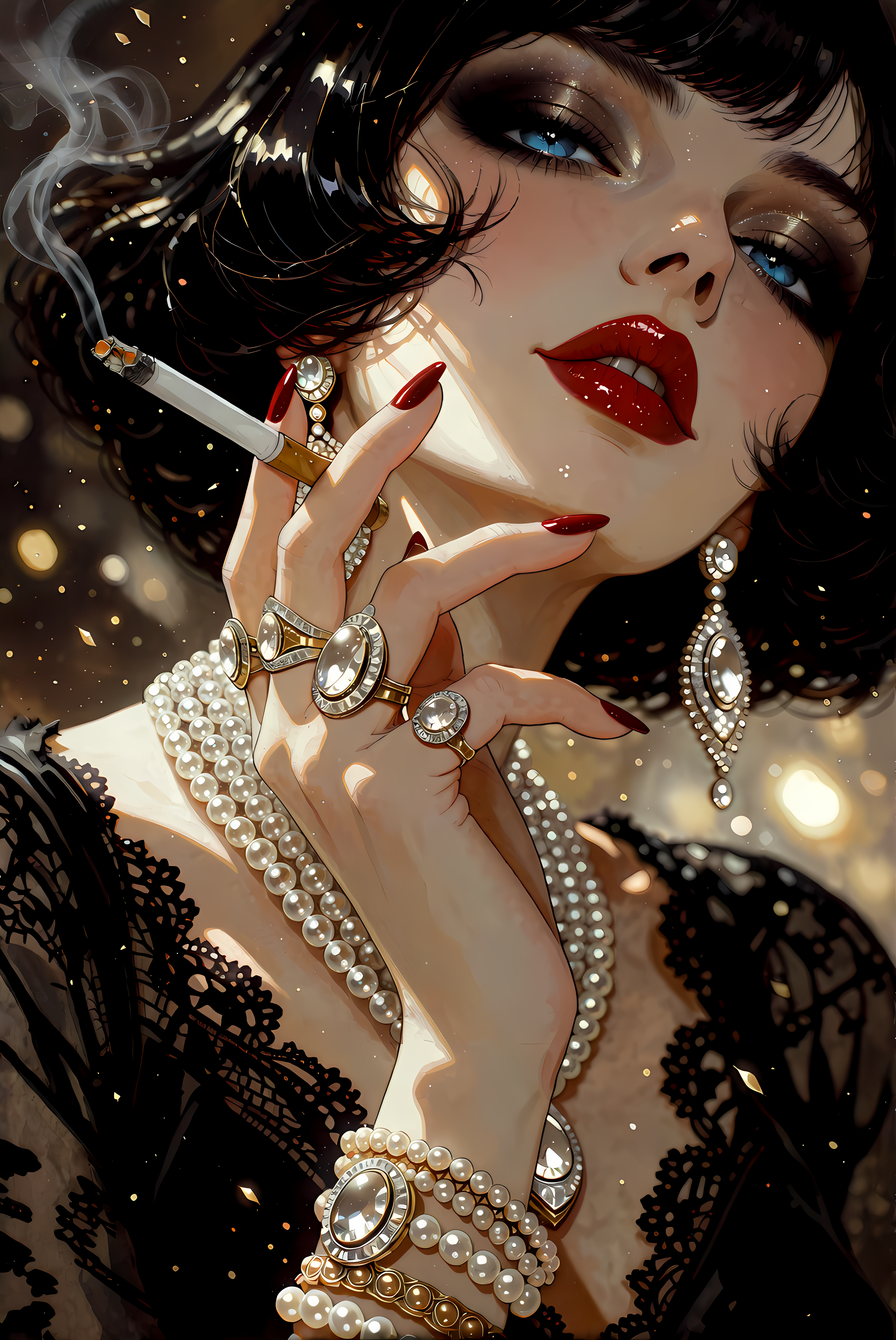 Glamourous Smoker