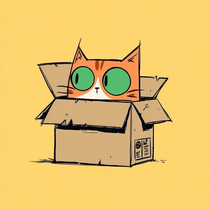 Cat in Box