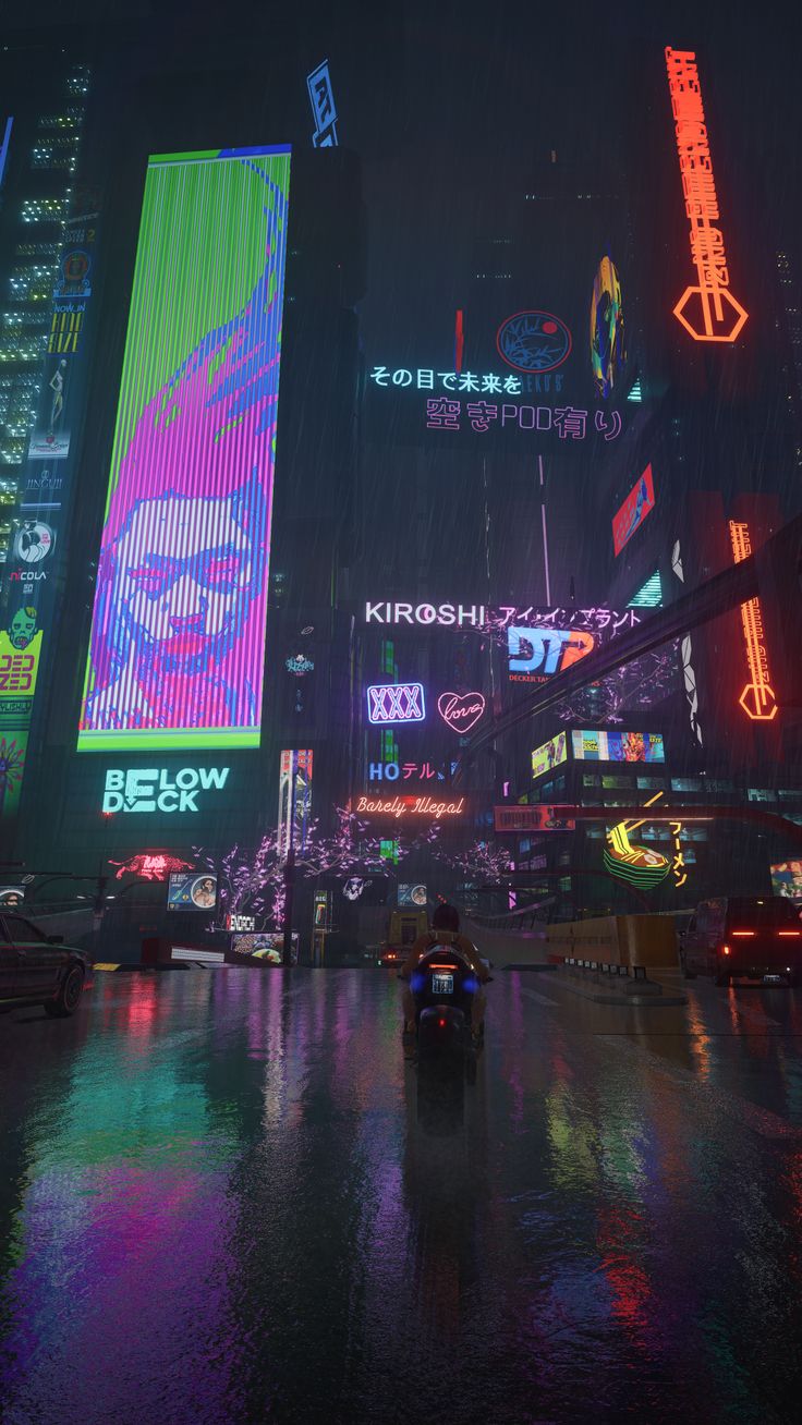 Cyberpunk Neon Cityscape