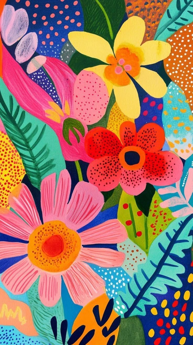 Colorful Floral Explosion