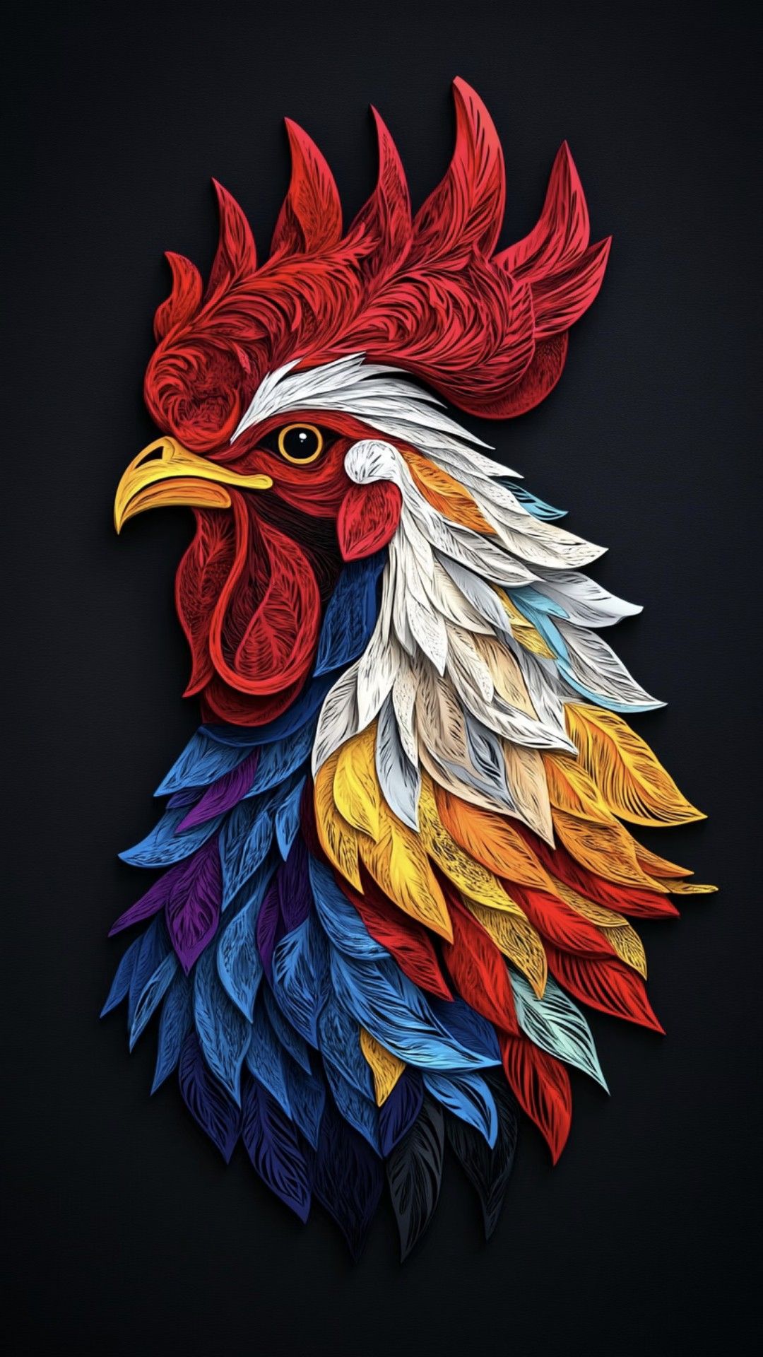 Colorful Rooster
