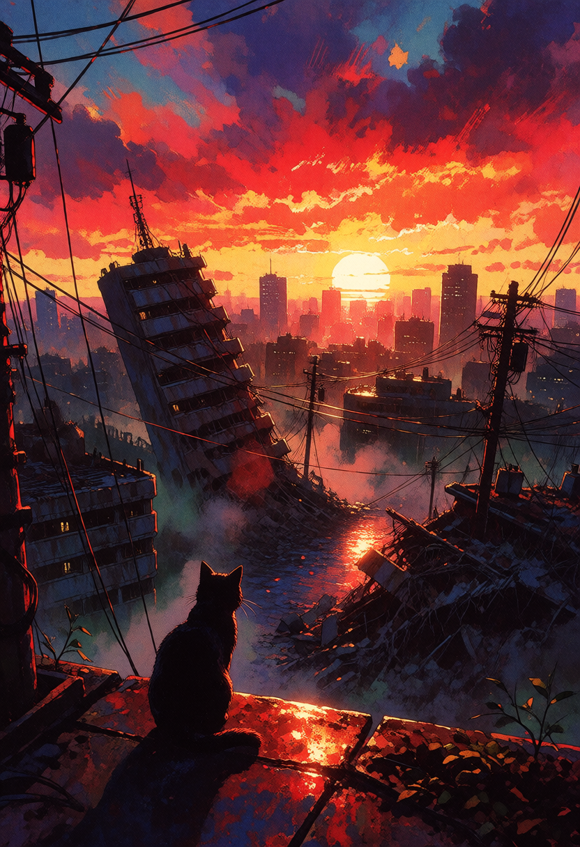 Cyberpunk Sunset