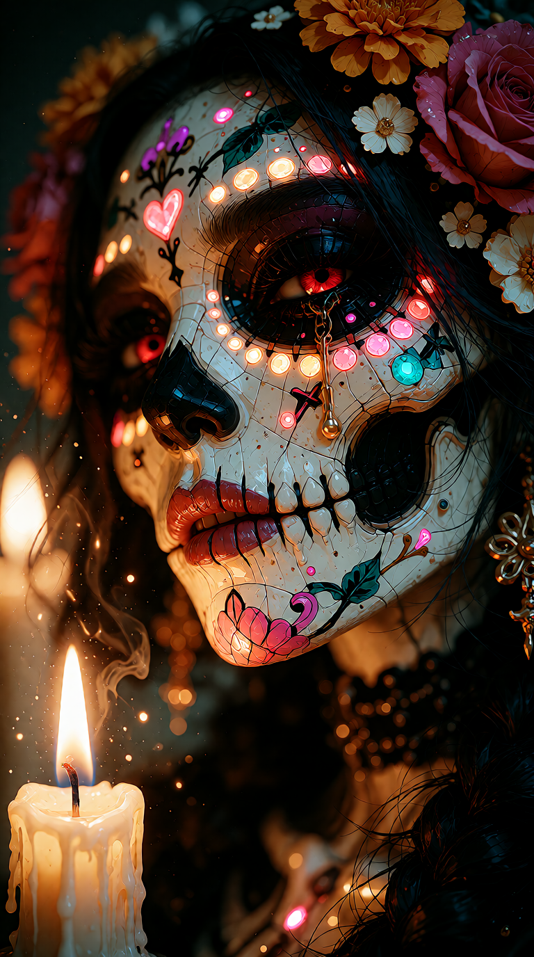 Dia de los Muertos Skull