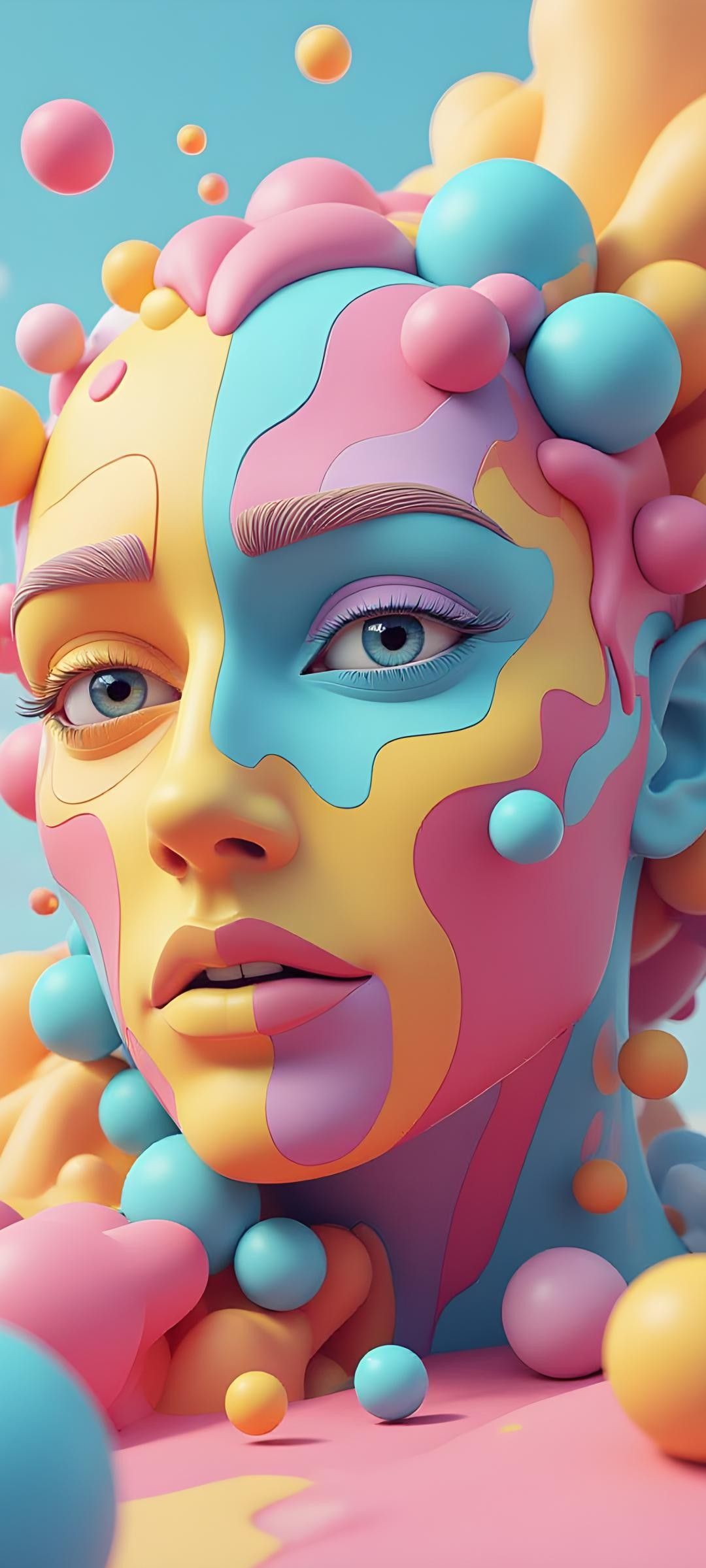 Colorful Abstract Portrait