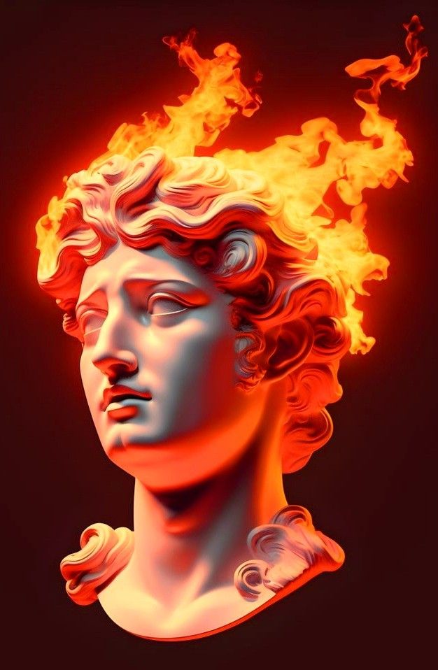 Flaming Head