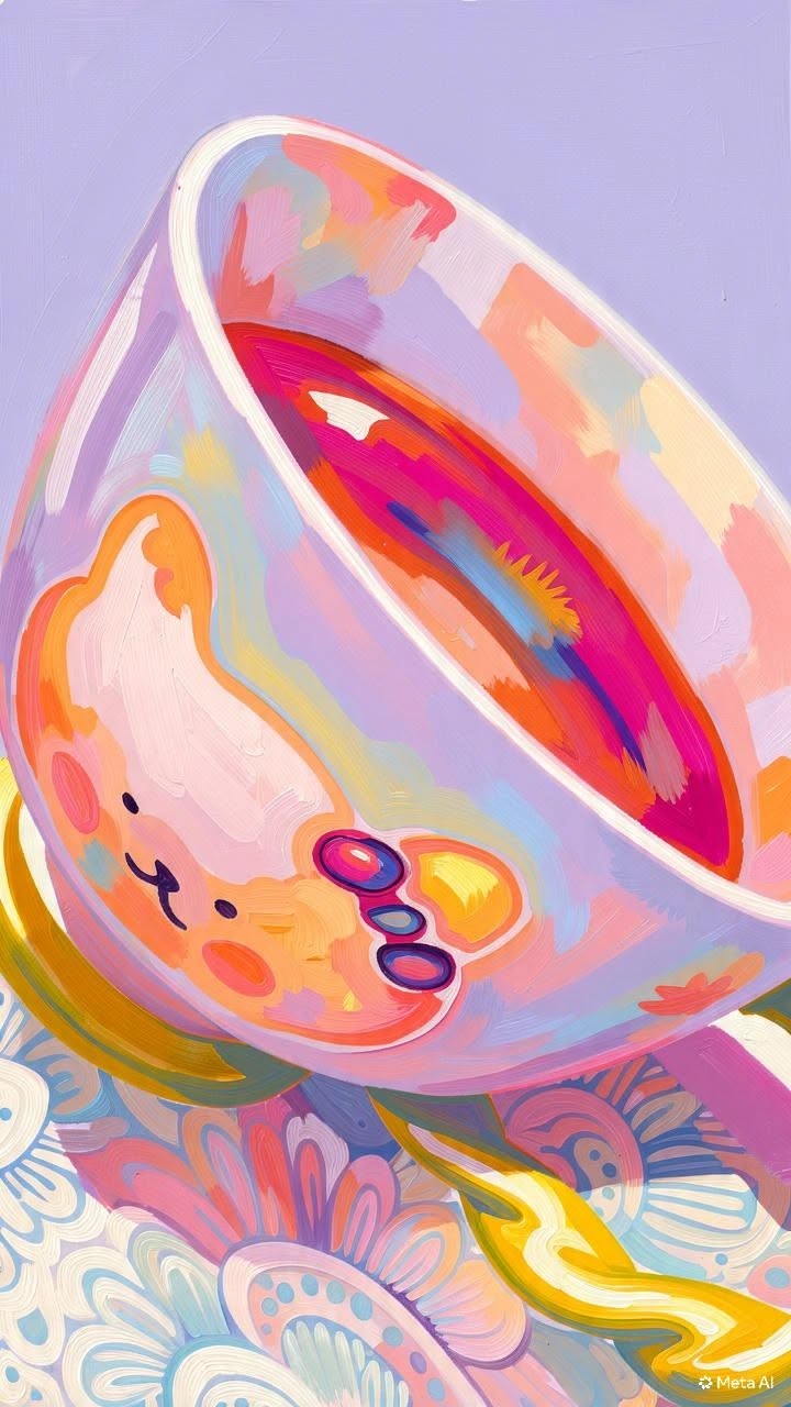 Colorful Bear Bowl