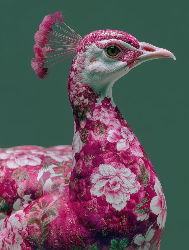 Floral Peacock
