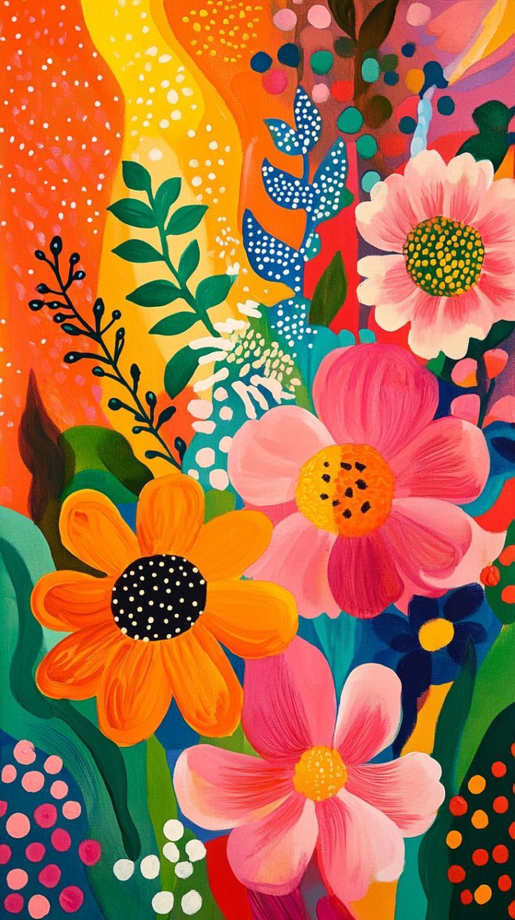 Colorful Floral Explosion