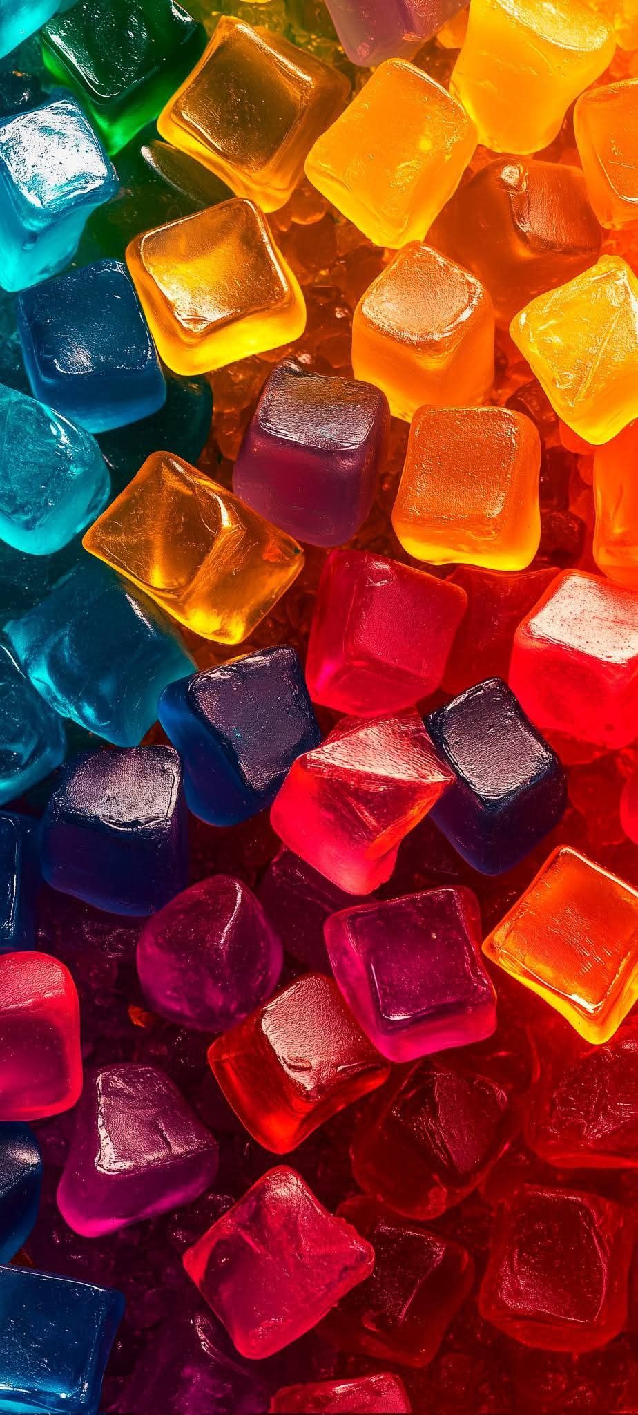 Colorful Ice Cubes