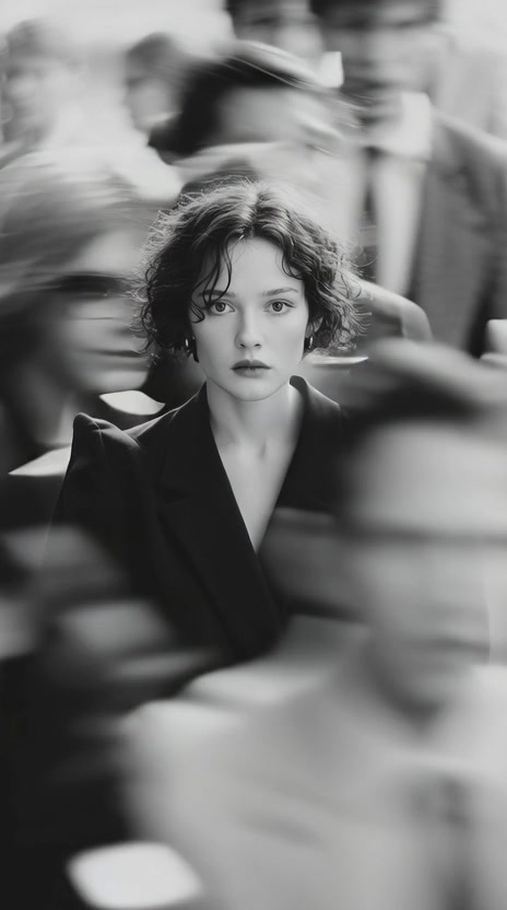 Blurred Crowd