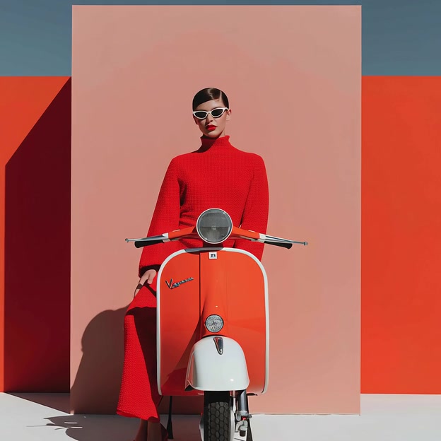 Red Scooter Fashion