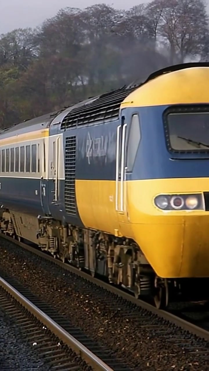 A vintage British Rail train