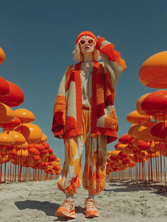 Fashionably Orange