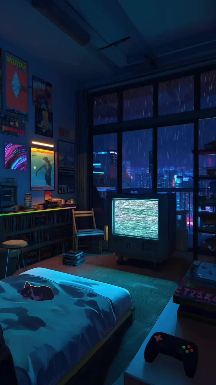 Cyberpunk Bedroom