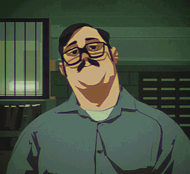 Fat Man in Prison Cell