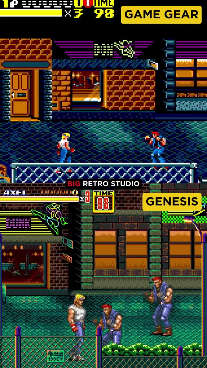 Urban Retro Game Scene