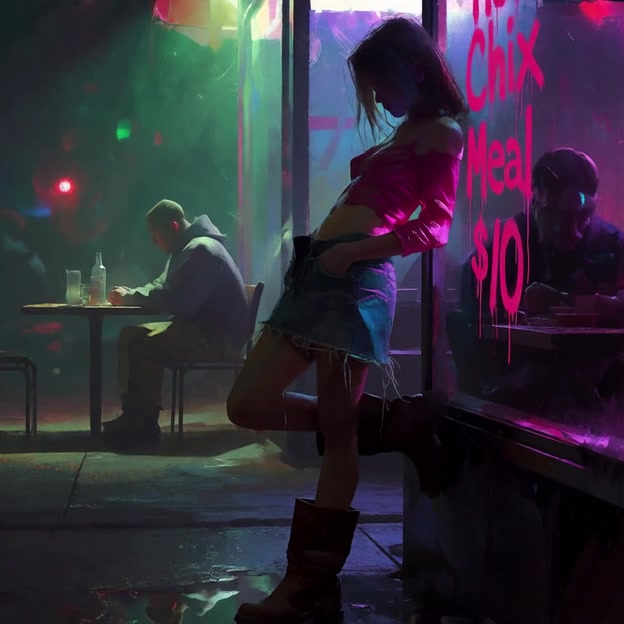 Neon Cyber Alley
