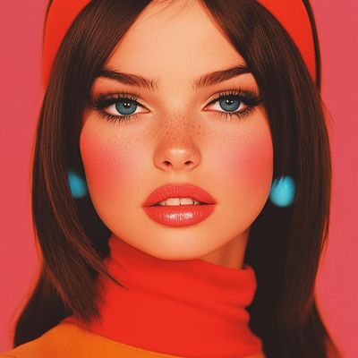 Vibrant Portrait of a Woman