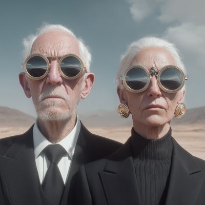 Elders in Futuristic Sunglasses