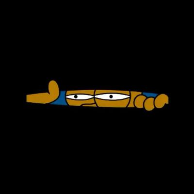 abstract cartoon character