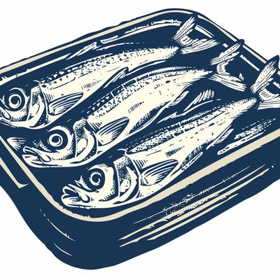 Canned Fish Illustration